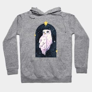 Celestial white owl Hoodie